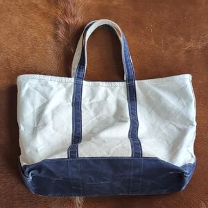 LL Bean Tote and Boat Bag (Navy)